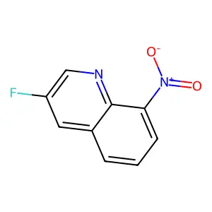 Quinoline, 3-fluoro-8-nitro- structure