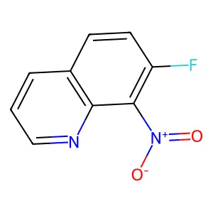 7-Fluoro-8-nitroquinoline structure