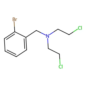 N,N-双(2-氯乙基)-邻溴苄胺 structure