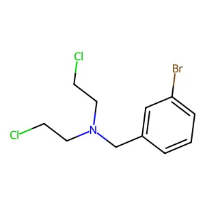 N,N-双(2-氯乙基)-间溴苄胺 structure