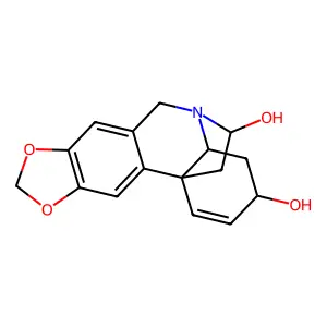 O-Demethylhemanthamine structure