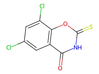 2H-1,3-Benzoxazine-2,4(3H)-dione, 6,8-dichloro-2-thio- structure