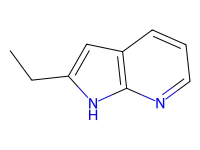 2-Ethyl-1H-pyrrolo(2,3-b)pyridine structure
