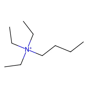 1-Butanaminium, N,N,N-triethyl- structure