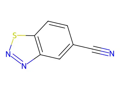 Benzo[d][1,2,3]thiadiazole-5-carbonitrile structure