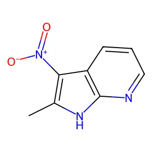 2-Methyl-3-nitro-1H-pyrrolo[2,3-b]pyridine structure