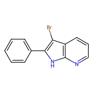 3-Bromo-2-phenyl-1H-pyrrolo[2,3-b]pyridine structure