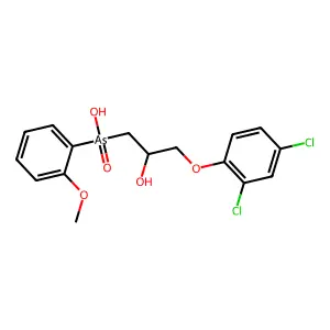 [3-(2,4-dichlorophenoxy)-2-hydroxypropyl]-(2-methoxyphenyl)a structure