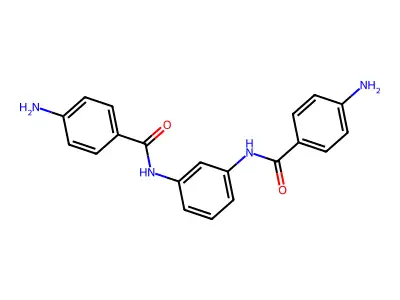 Benzamide, N,N'-1,3-phenylenebis[4-amino- structure