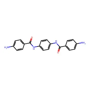 N,N'-1,4-亚苯基双(4-氨基苯甲酰胺) structure