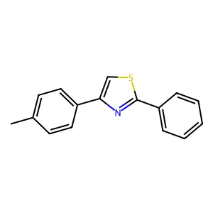 4-(4-Methylphenyl)-2-phenyl-1,3-thiazole structure