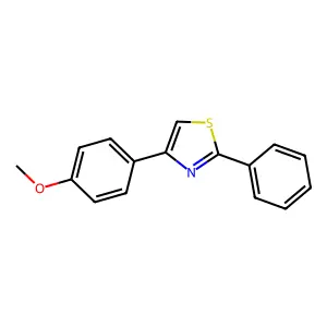 4-(4-Methoxyphenyl)-2-phenyl-1,3-thiazole structure