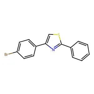 4-(4-Bromophenyl)-2-phenyl-1,3-thiazole structure