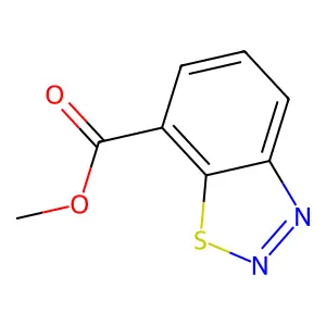 1,2,3-Benzothiadiazole-7-carboxylic acid, methyl ester structure