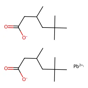 3,5,5-三甲基己酸铅盐 structure