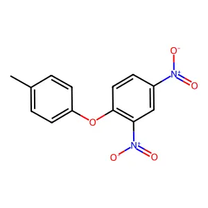 1-(4-Methylphenoxy)-2,4-dinitrobenzene structure