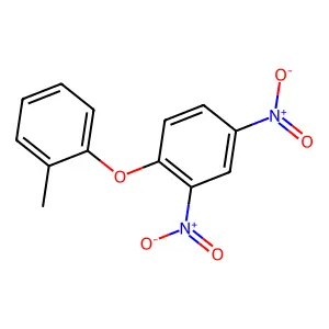 Benzene, 1-(2-methylphenoxy)-2,4-dinitro- structure