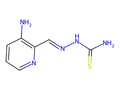 2-((3-Aminopyridin-2-yl)methylene)hydrazinecarbothioamide structure