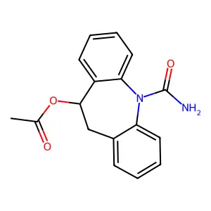 Eslicarbazepine Acetate structure