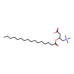 L-Palmitoylcarnitine structure