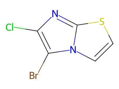 5-Bromo-6-chloroimidazo[2,1-b][1,3]thiazole structure