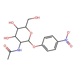 4-Nitrophenyl 2-(acetylamino)-2-deoxy-alpha-D-galactopyranoside structure