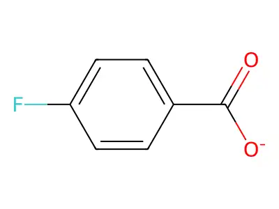 4-Fluorobenzoate structure
