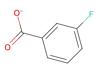 3-Fluorobenzoate structure