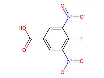 4-Fluoro-3,5-dinitrobenzoic acid structure