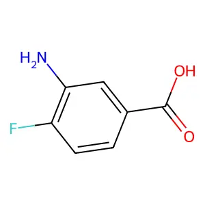 3-氨基-4-氟苯甲酸 structure