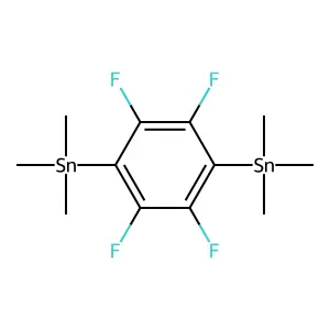 2,3,5,6-Tetrafluoro-1,4-bis(trimethylstannyl)benzene structure