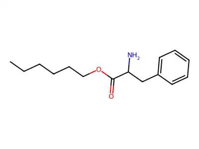 Hexyl 2-amino-3-phenylpropanoate structure
