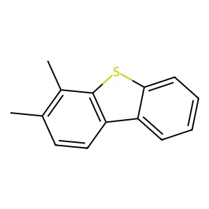 3,4-Dimethyldibenzothiophene structure