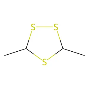 3,5-Dimethyl-1,2,4-trithiolane structure