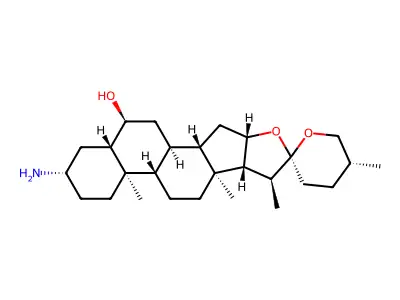 3-Aminospirostan-6-ol structure