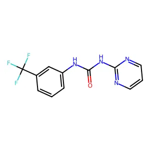 1-Pyrimidin-2-YL-3-(3-trifluoromethyl-phenyl)-urea structure