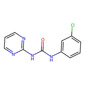 N-(3-Chlorophenyl)-N'-(2-pyrimidinyl)urea structure