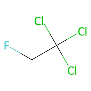Ethane, 1,1,1-trichloro-2-fluoro- structure