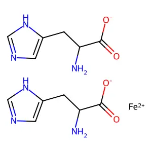 Ferrous histidinate structure