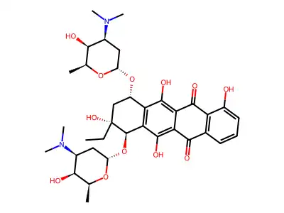 RHODOMYCIN A structure