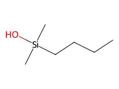 Butyldimethylsilanol structure