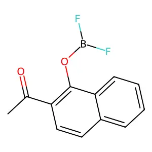 Ethanone, 1-(1-((difluoroboryl)oxy)-2-naphthalenyl)- structure