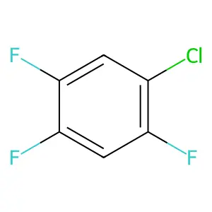Benzene, 1-chloro-2,4,5-trifluoro- structure