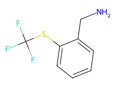 (2-((Trifluoromethyl)sulfanyl)phenyl)methanamine structure