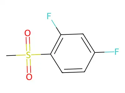 2,4-Difluoro-1-(methylsulfonyl)benzene structure