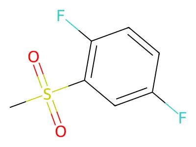 1,4-Difluoro-2-(methylsulfonyl)benzene structure