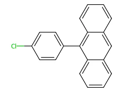 9-(4-Chlorophenyl)anthracene structure