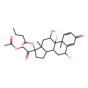 二氟泼尼酯 structure