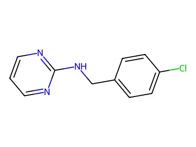 N-(4-Chlorobenzyl)pyrimidin-2-amine structure