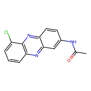 7-Acetamido-1-chlorophenazine structure